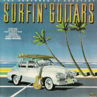 Cover of Surfin’ Guitars: 24 Greatest